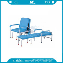 AG-AC003B Wheels Folding Hospital Bed Convertible Chair